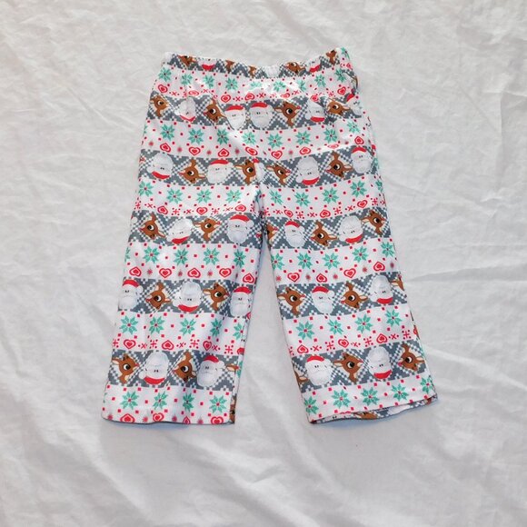 Toddler Rudolph Red Nose Reindeer 2pce Pajamas Flannel Christmas Pjs 2T NEW - Picture 3 of 3